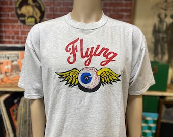Rare Eric Burdon Band Flying Von Dutch unworn double print tour concert gray t-shirt size XL made in U.S.A..