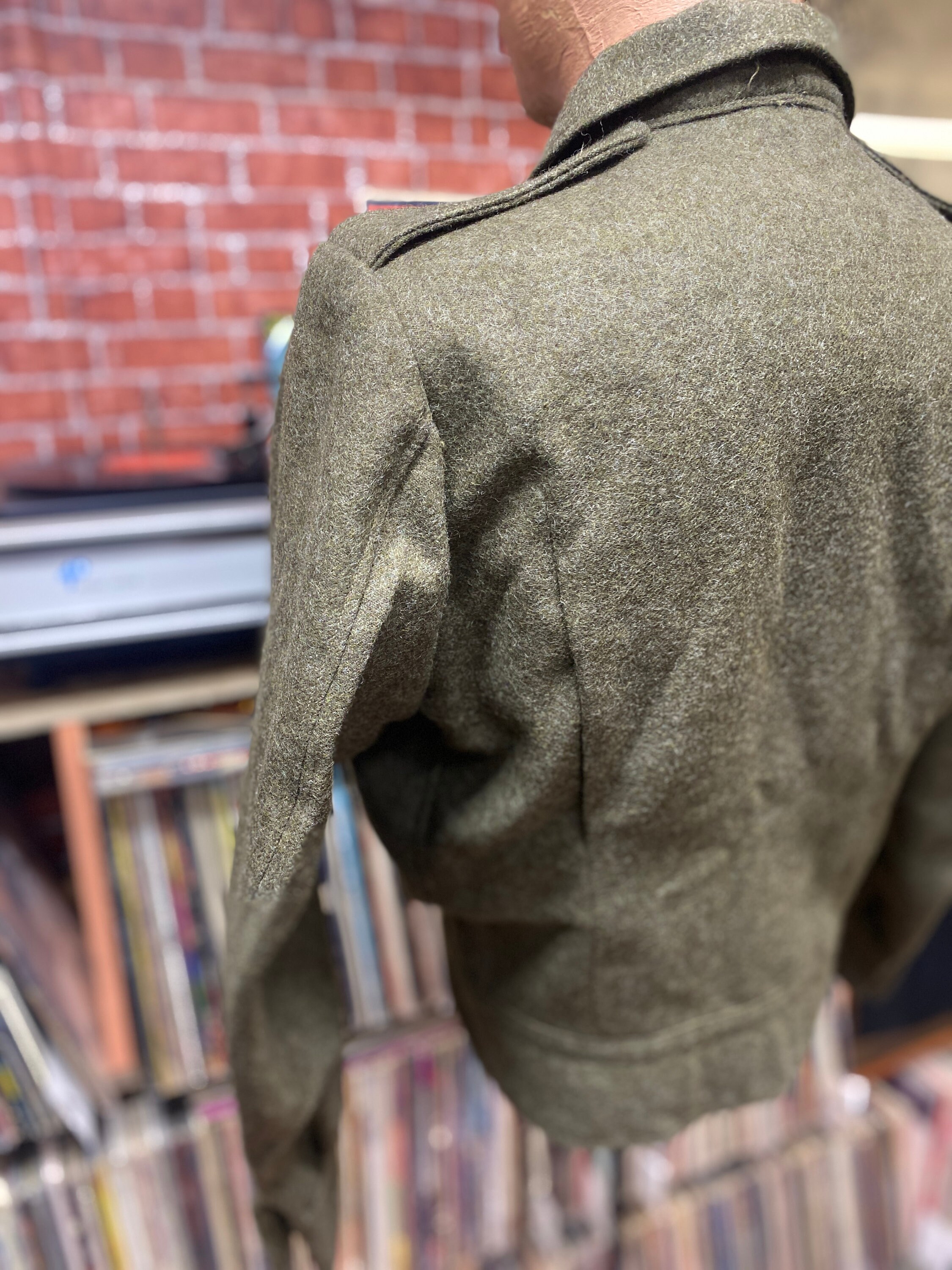 Vintage 1955 British Army Battledress Wool Jacket Size 2 (fits 