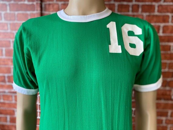 80's Volleyball player #16 McGrail green t-shirt … - image 1