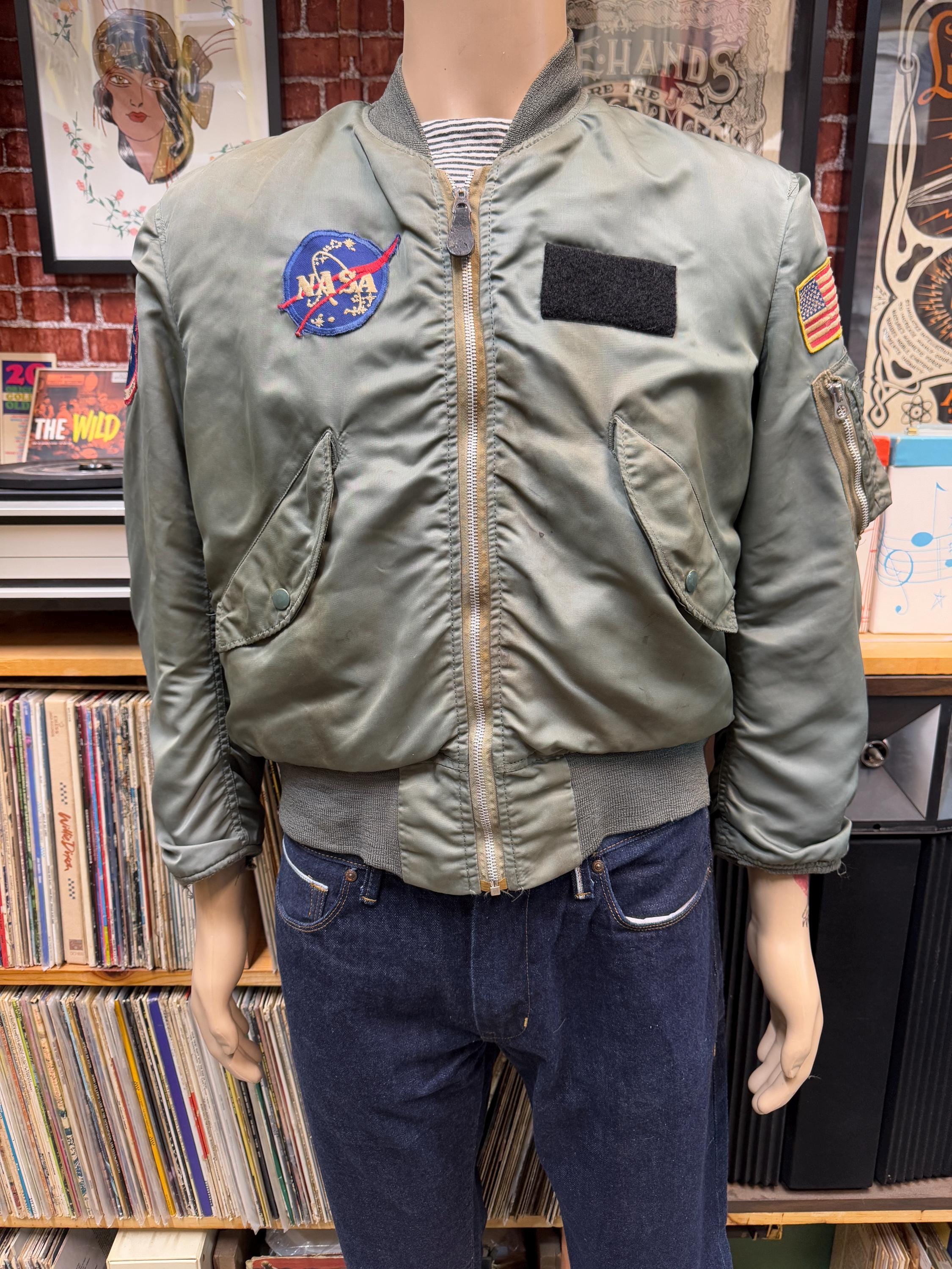 古着 90s USA製 Alpha Industries L-2B 「7448J」 ミリタリー