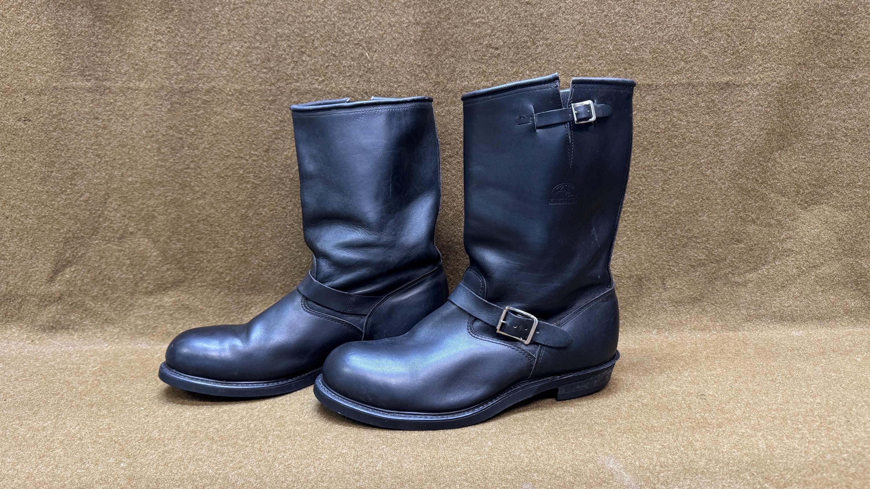 Vintage Engineer Boots - Etsy