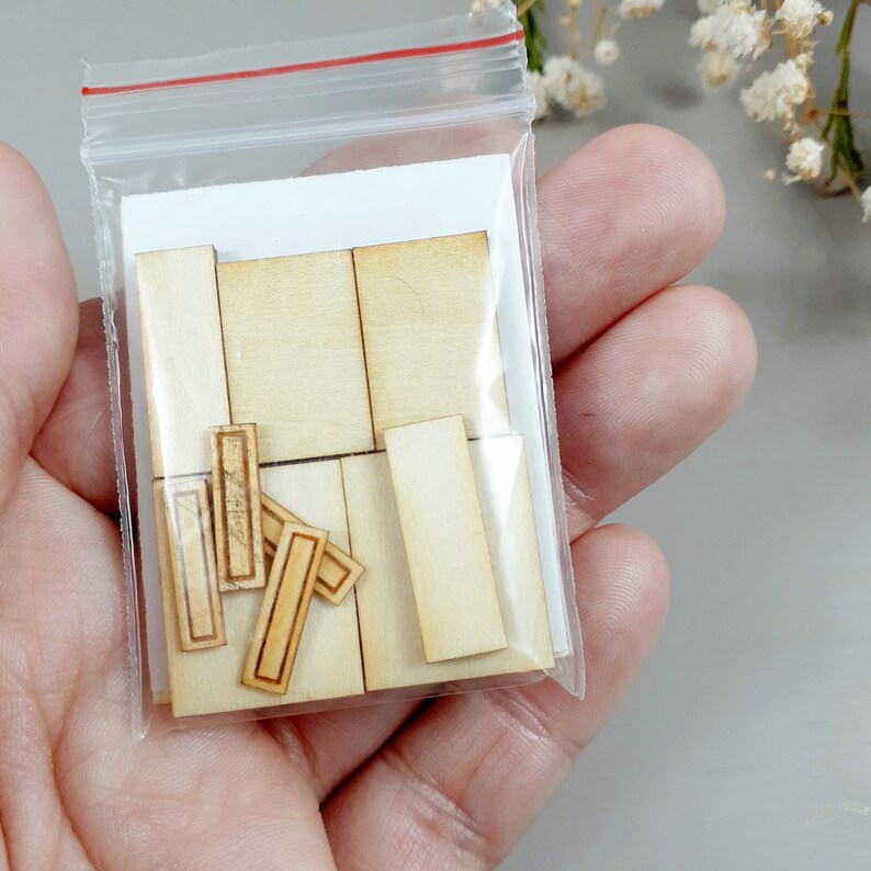 148 Quarter Scale Chest of Drawers Kit Laser Cut Etsy