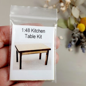 1:48 Quarter Scale Kitchen Table Kit Laser Cut