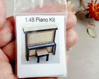 1:48 Quarter Scale Piano Kit Laser Cut