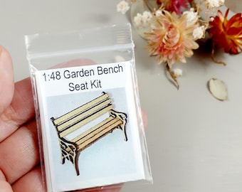 1:48 Quarter Scale Garden Seat Kit Laser Cut