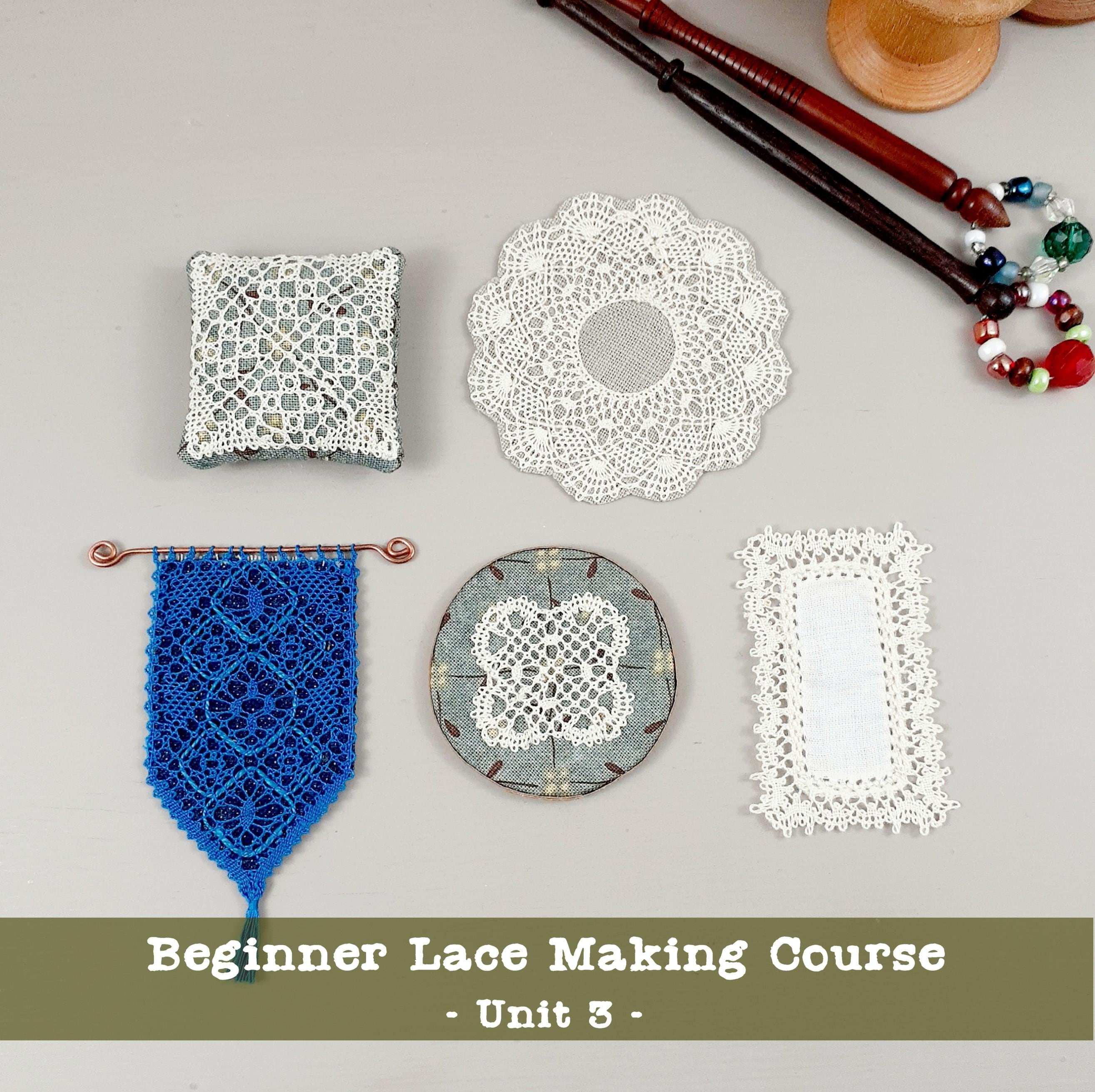 Unit 3 A Little Bit of Lace | Absolute Beginner Bobbin Lace Making