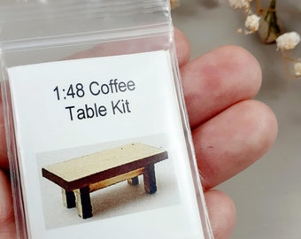 1:48 Quarter Scale Coffee Table Kit Laser Cut