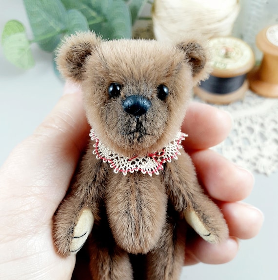 Frederick | Miniature Teddy Bear Sewing Pattern, Small Jointed 8.5 Frederick | Miniature Teddy Bear Sewing Pattern, Small Jointed 8.5