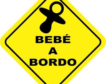 Bebe A Bordo Etsy