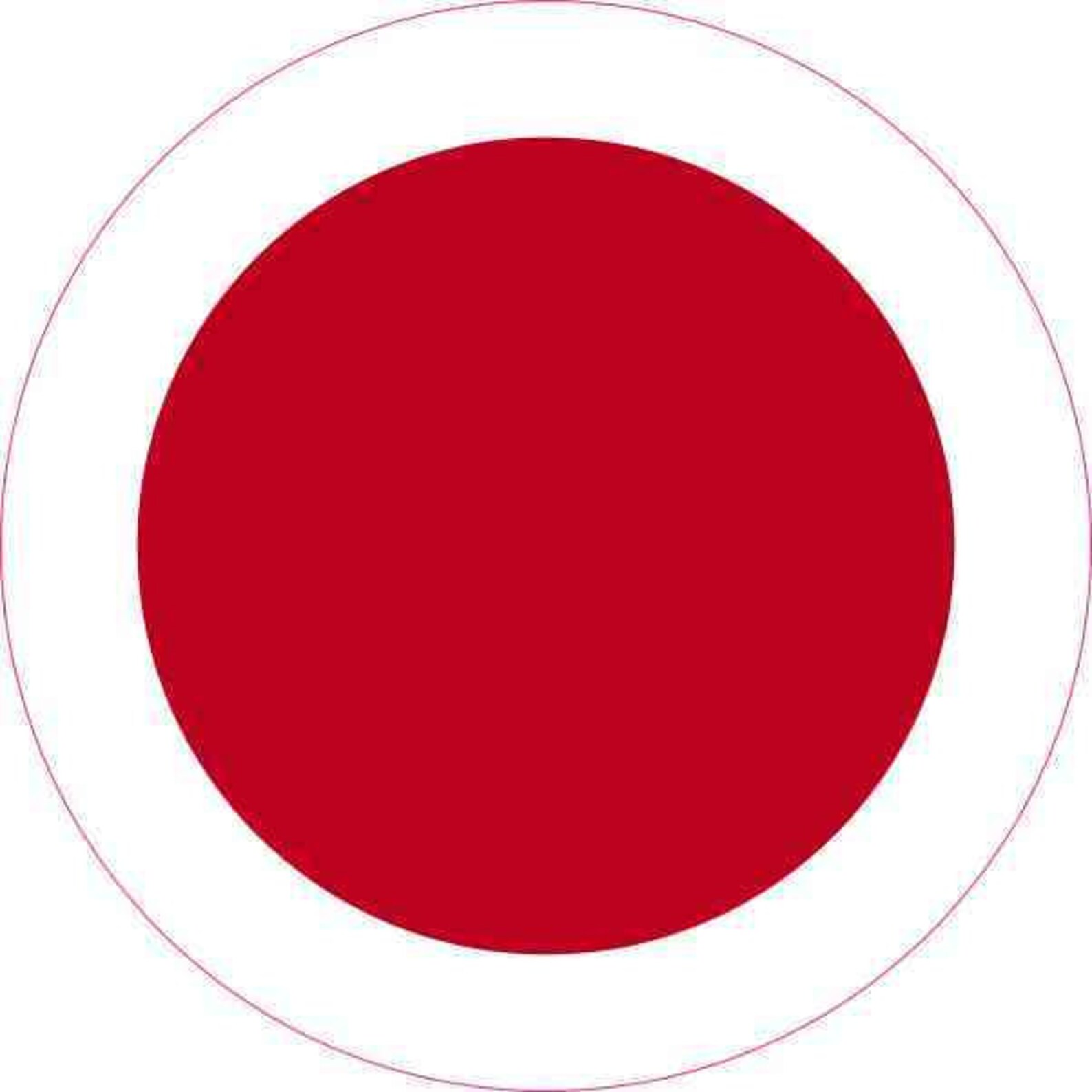 4inx4in Round Japan Flag Sticker Vinyl Vehicle Decal Travel Etsy