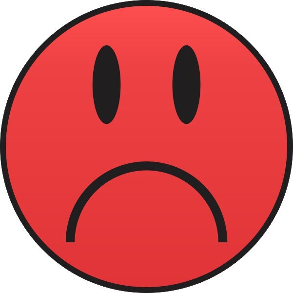Sad Face Stickers - Etsy