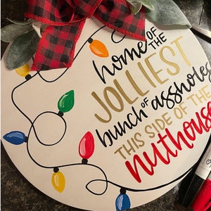 Jolliest Bunch Door Hanger