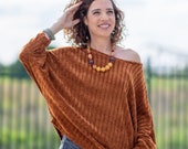 Winter Sweater Pullover For Women By SistersByOrliMelamed Available In XS - XL Sizes