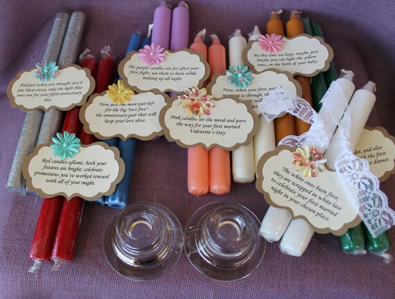 Wedding Shower Candle Poem Gift Set Bridal Candle Basket Etsy
