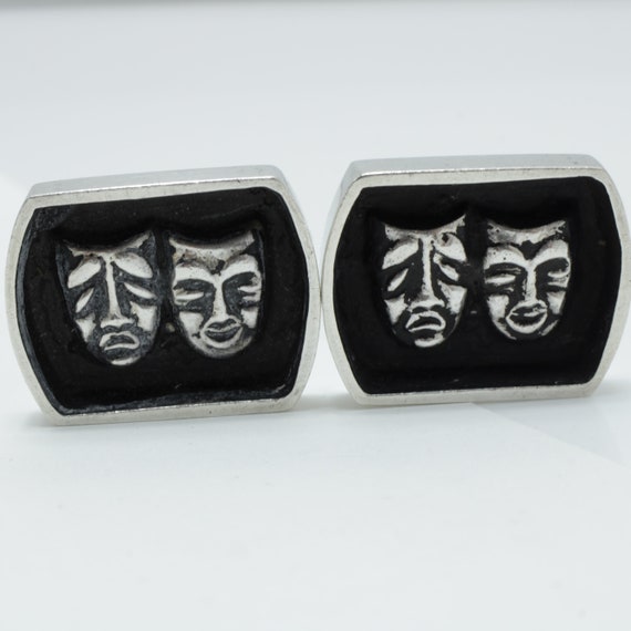 Mexican Sterling Abalone Cufflinks | Lazy Dog Antiques - Chicago, IL