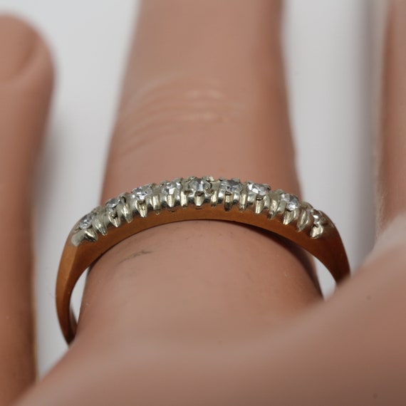 Vintage Diamond Ring 14k Gold Wedding Ring Weddin… - image 7