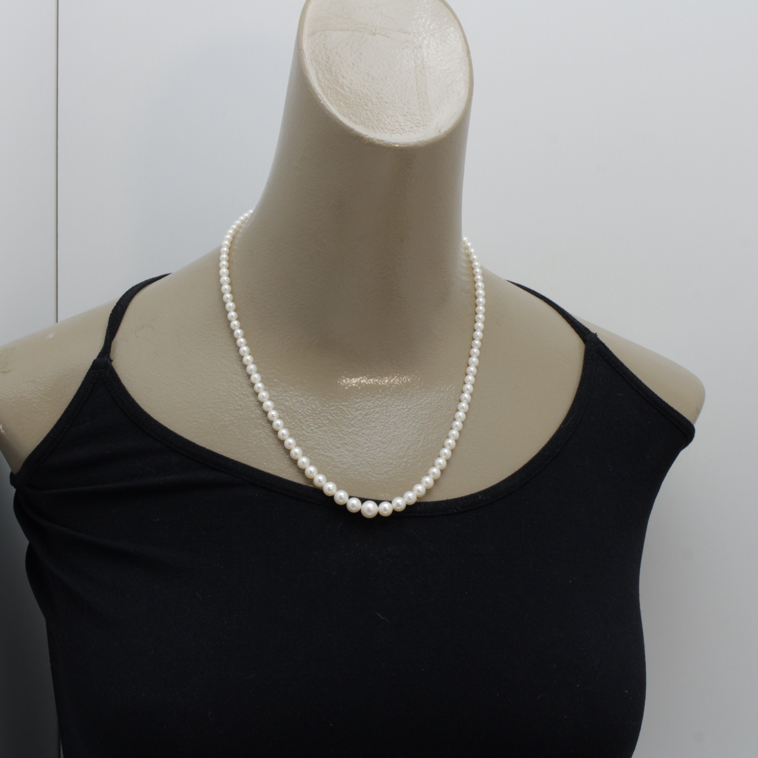 ミキモト パールネックレス スターリングシルバー 1950年代 日本