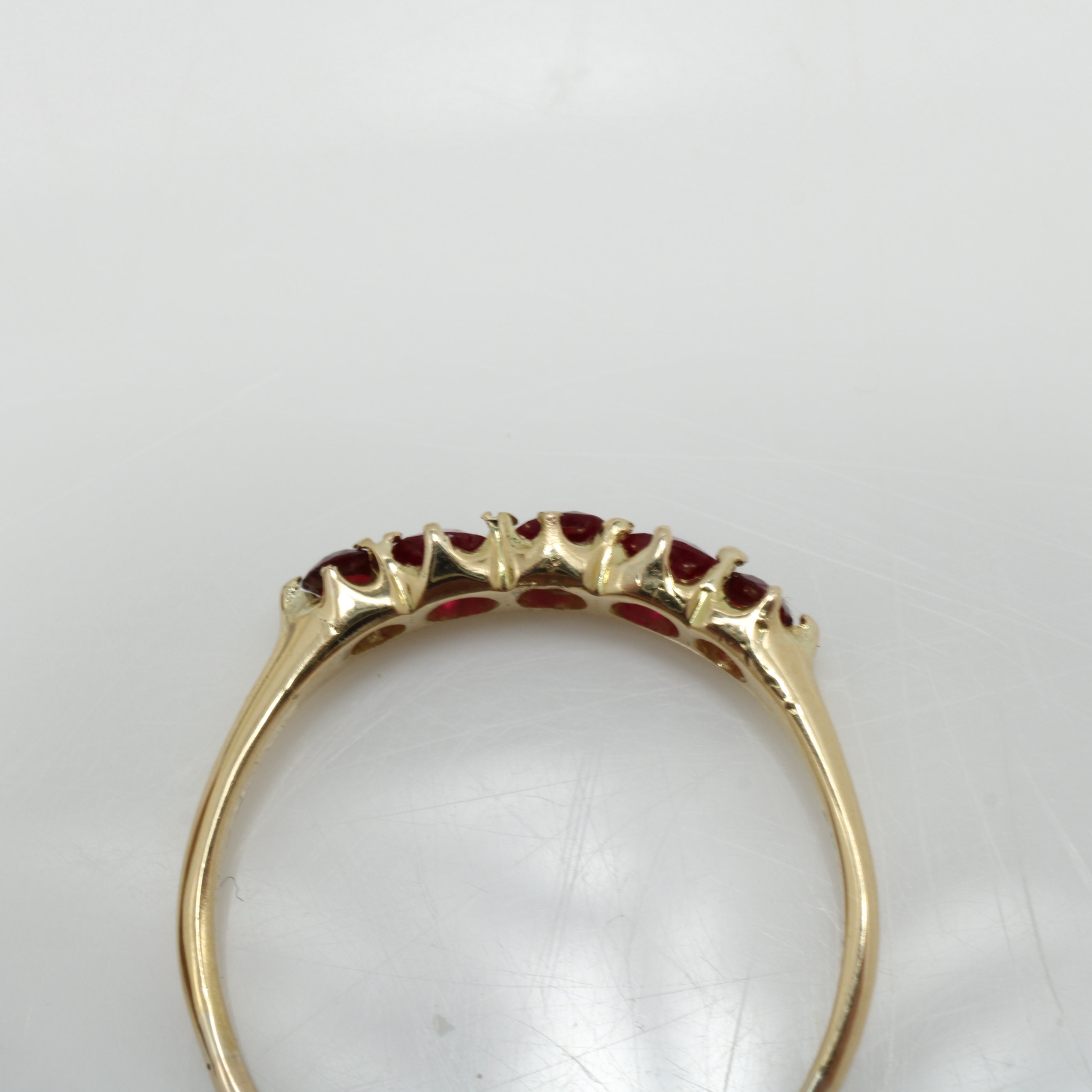 Vintage 90s Tiffany & Co Stitch Ring 18 Karat Yellow Gold Dome Band Sz -  Ruby Lane