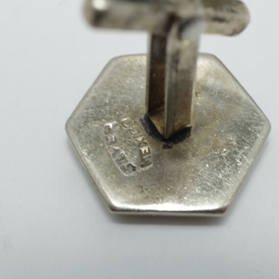 Mayan Calendar Cufflinks Hexagonal Cufflinks Ster… - image 5