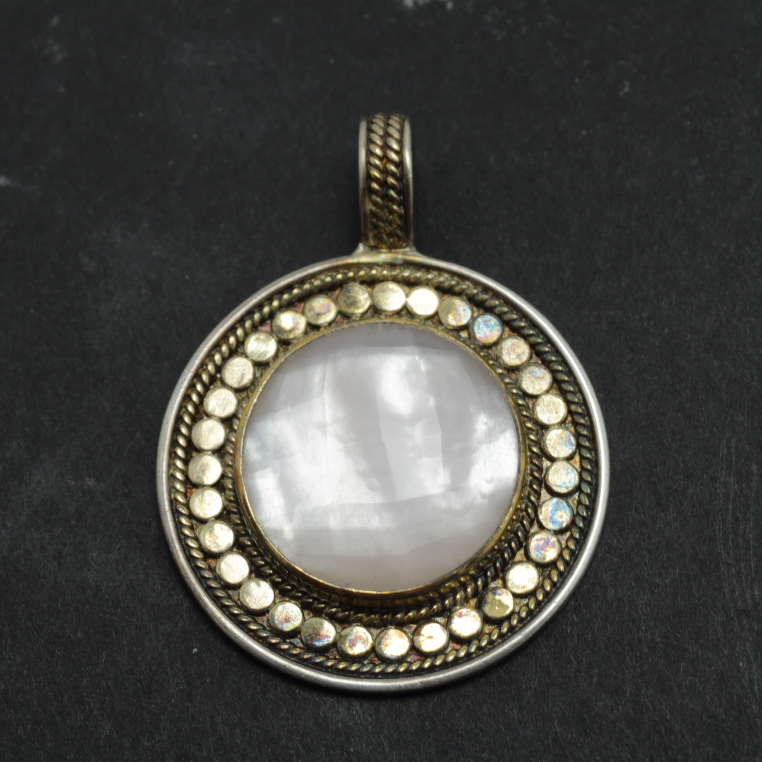 Collier Anna Beck - Vermeil Et Quartz Fumé, Collier Station, Occasion