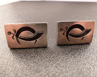 Vintage Fenwick & Sailor Cufflinks Sterling Silver Mason Masonic
