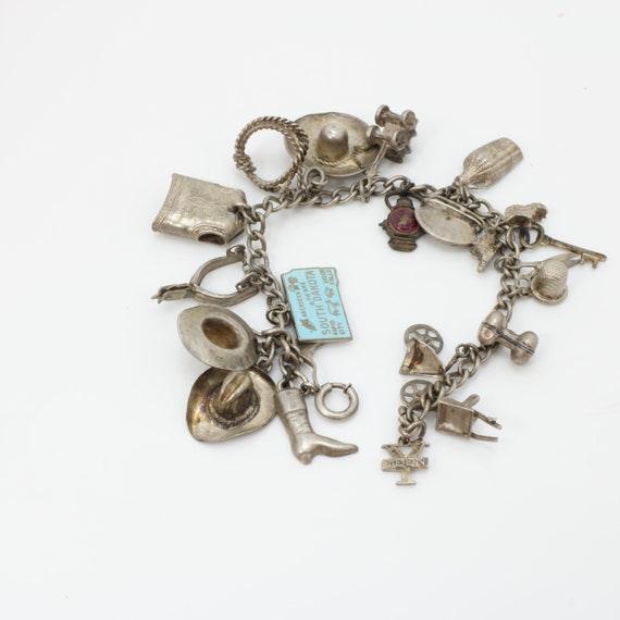 South Dakota State Charm Antiqued Sterling Silver South Dakota State Charm Antiqued Sterling Silver