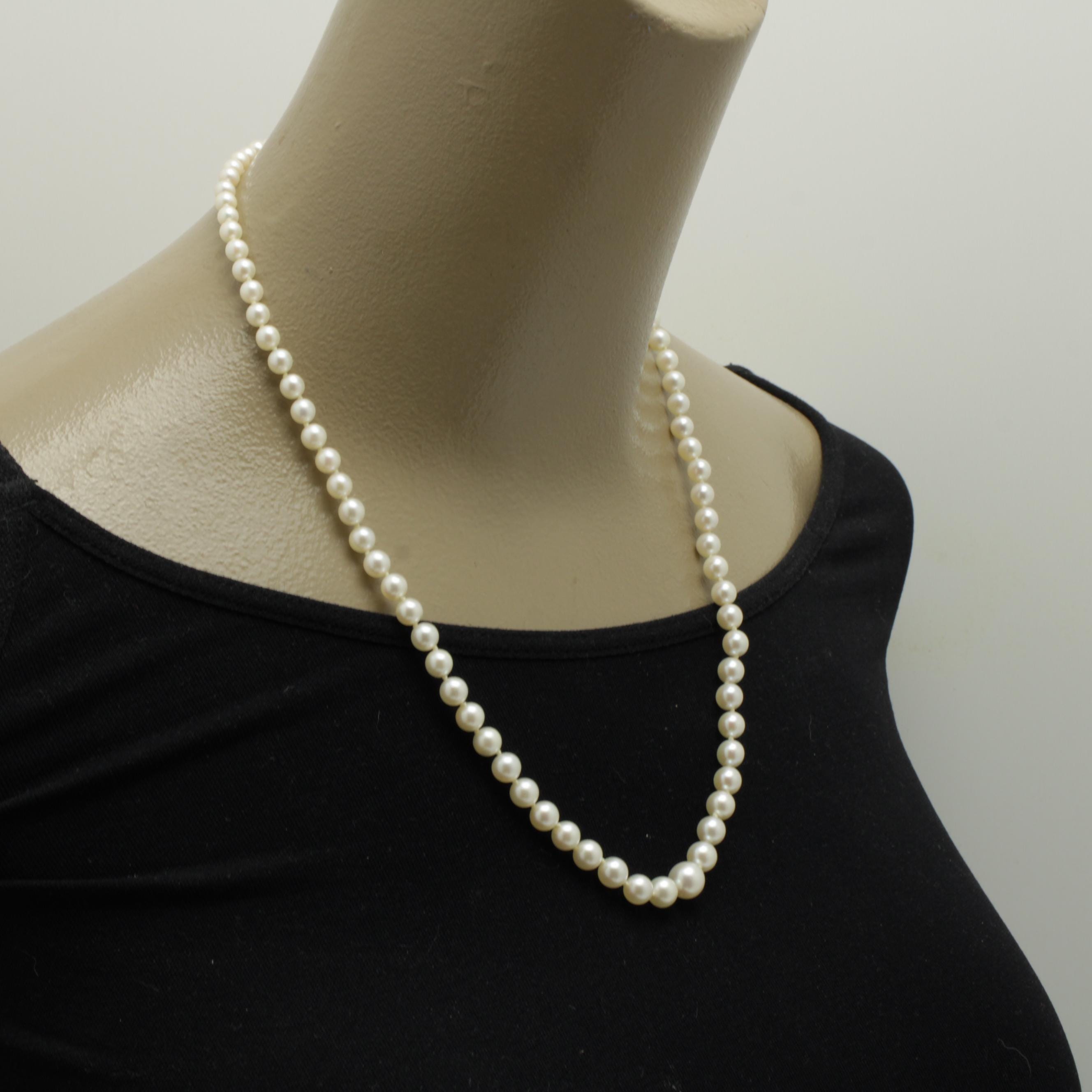 ミキモト パール ネックレス スターリングシルバー MIKIMOTO 未使用 ミキモト パールペンダント ネックレス