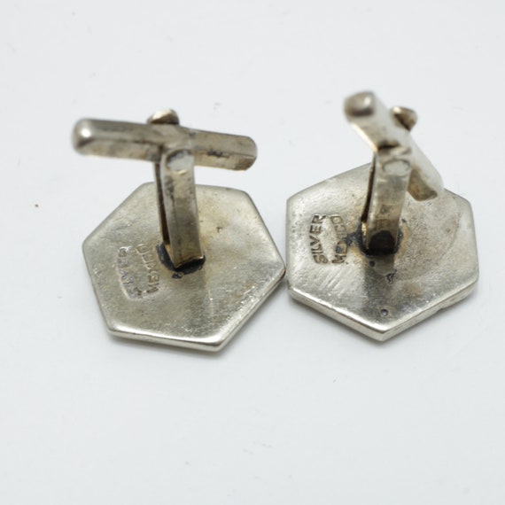 Mayan Calendar Cufflinks Hexagonal Cufflinks Ster… - image 7