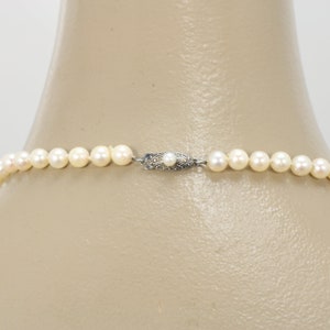 Vintage Mikimoto Pearl Necklace Sterling Silver 1950s Japan - Etsy