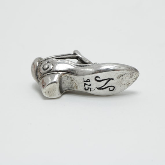 Vintage Sterling Silver High Heal Shoe Charm Pend… - image 5