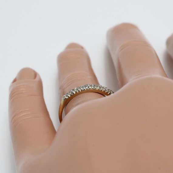 Vintage Diamond Ring 14k Gold Wedding Ring Weddin… - image 8