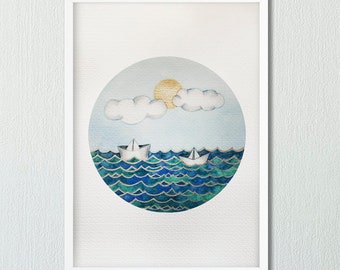 Choppy Seas Print