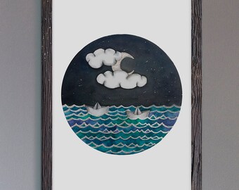 Night Sail downloadable print