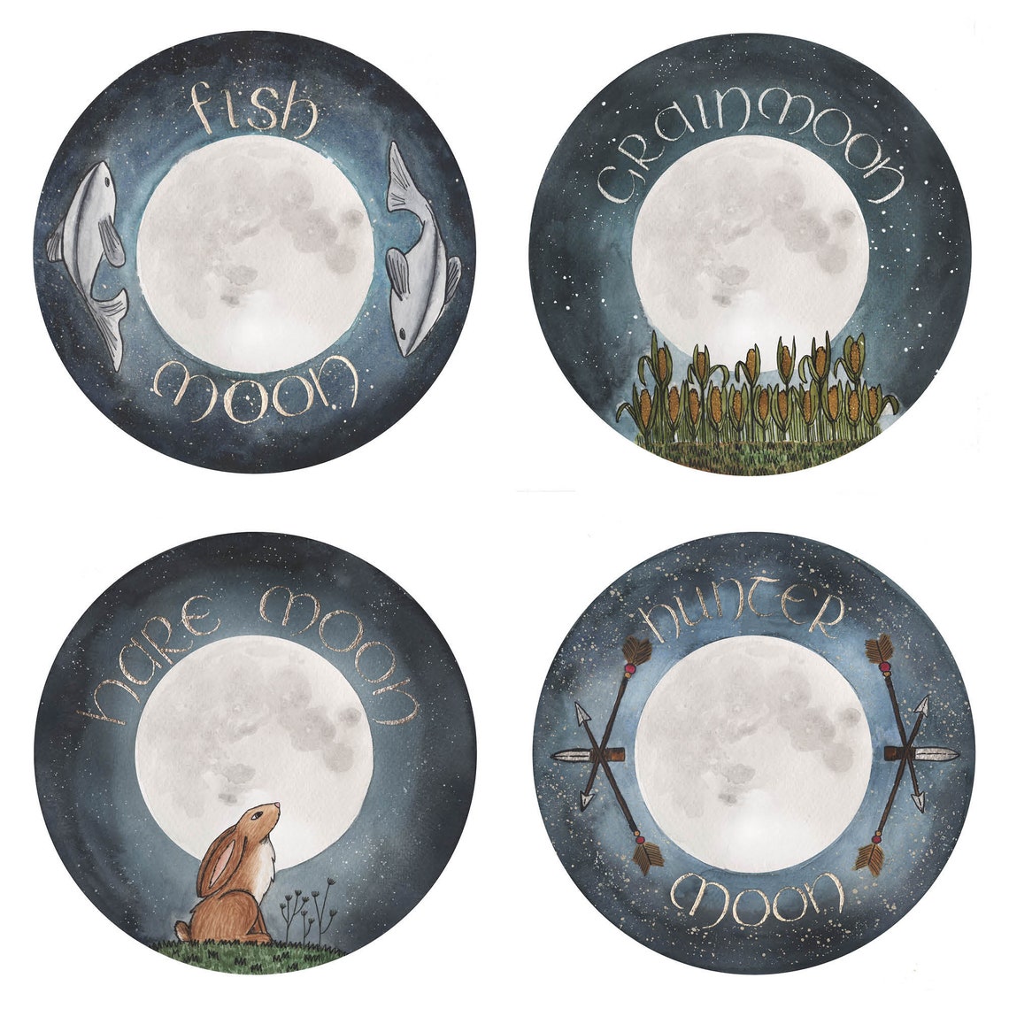 A4 Full Moon 2023 Calendar - Etsy Ireland