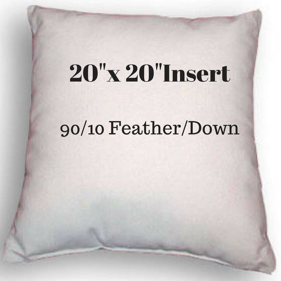 40 X 40 Pillow Insert 40 40 Feather Down Etsy Magnificent 10 X 20 Pillow Insert 40 X 40 Pillow Insert 40 40 Feather Down Etsy Magnificent 10 X 20 Pillow Insert