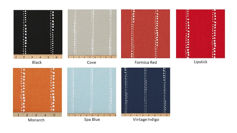 Multiple Sizes Striped Window Topper Premier Prints Carlo Collection Cafe Curtains Multiple Colors Lined and Unlined Valances