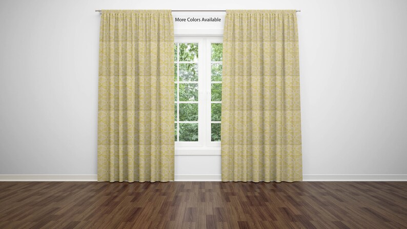 Extra Long Panels Premier Prints Heni Collection Lined Etsy