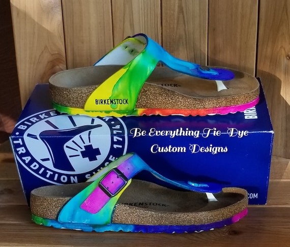 Birkenstock rainbow sandals sale