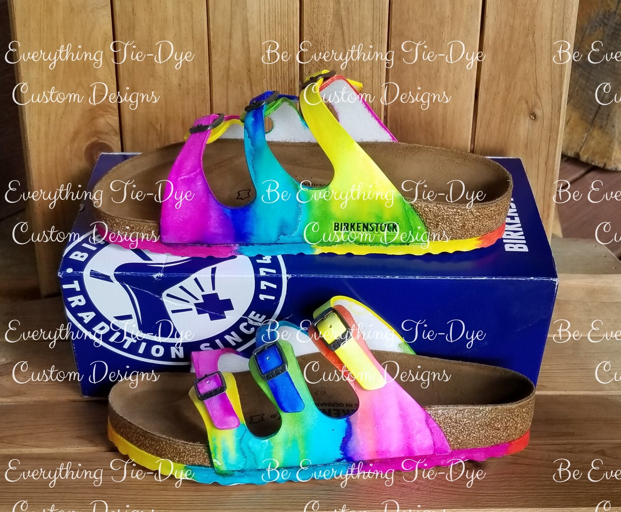 Painted Birkenstock -  UK