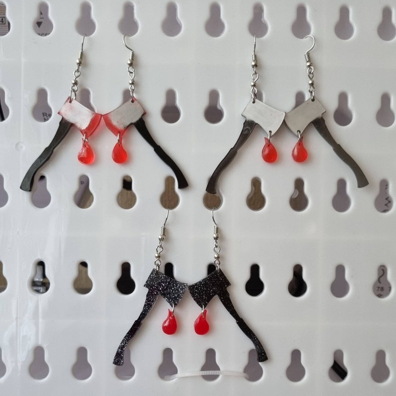 Axe Earrings Etsy UK