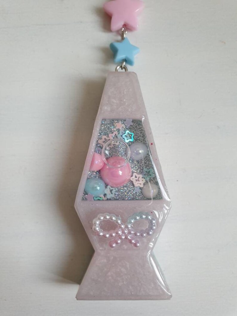 Lava Lamp Shaker Bag Charm Keyring Keychain Etsy