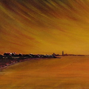 Fire Island Sunset  11” by 14”
