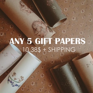 Set di 5 carte da regalo, Carta da regalo 5 pezzi, Carte da regalo 5 pezzi, Carta da regalo, Carte da regalo 5 pezzi, set di 5, set da 5 pezzi