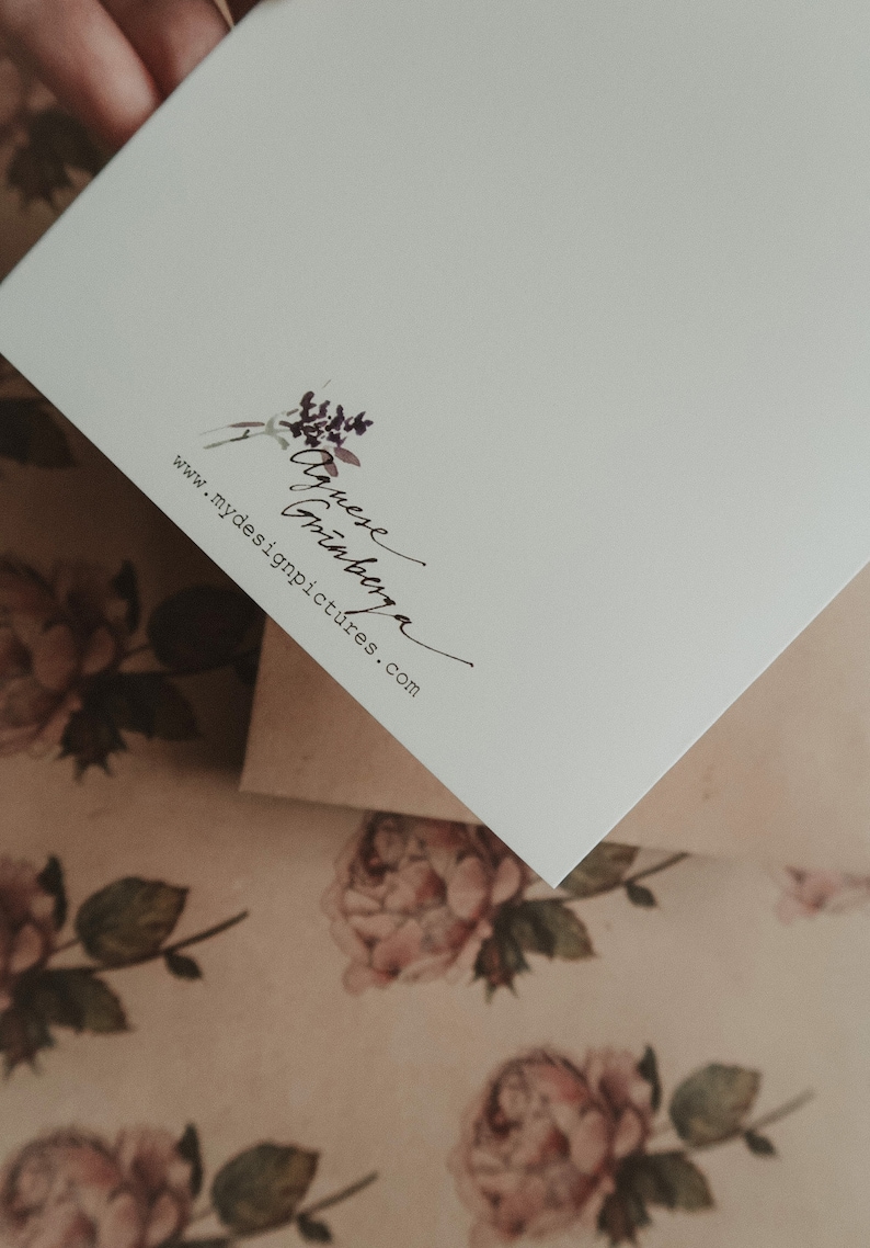 May include: A white card with a floral design and the text "Mydesignpictures.com" in cursive.