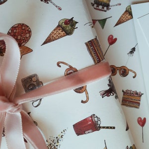 Kids party Wrapping paper, kids Gift Wrap, Wrapping, Birthday Gift Warp, Wrapping paper, gift paper, kids wrapping paper, pure white wrap