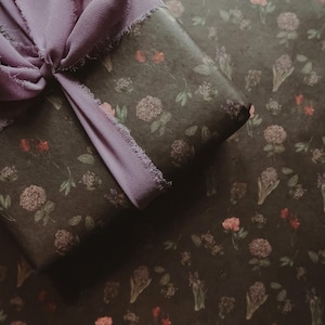 Garden flowers wrapping paper, Gift Wrap, gift wrapping paper, Gift Warp, Wrapping paper, gift paper, floral wrapping paper, recycled