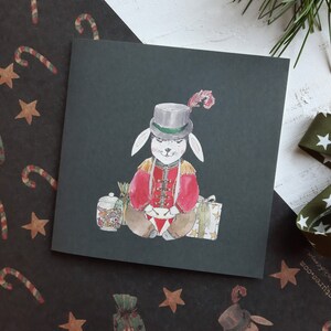 Cartolina di Natale, cartolina di Natale ad acquerello, cartolina di Natale illustrata, cartolina di auguri illustrata, cancelleria ad acquerello, regalo di Natale