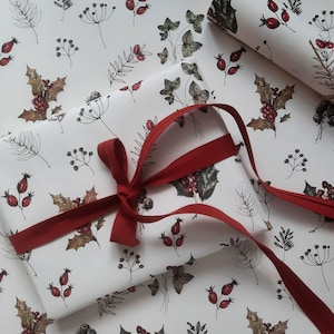 Christmas floral Wrapping paper, Christmas Gift Wrap, Christmas, Christmas Gift Warp, Xmas Wrapping paper, gift paper, for Christmas present