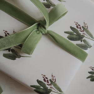 Wrapping paper,Gift Wrap, Rustic Wrap, Watercolour Gift Warp, Wrapping paper, gift paper, green leaves wrap paper, watercolour wrapping