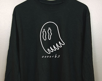 Gothic Long Sleeve T-Shirt | Ghosts Paranormal Pastel goth Creepy cute Halloween Spooky Spoopy Tumblr Aesthetic Clothing | Ooooorbs